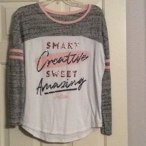 Justice size 18 long sleeve T-shirt